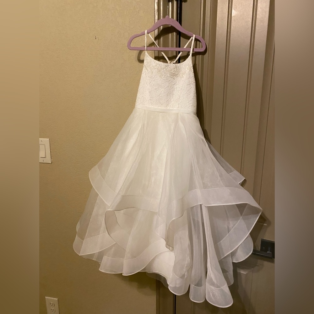 David’s Bridal flower girl dress altered to fit size 8 girls